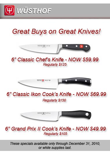 Wusthof Knife Specials