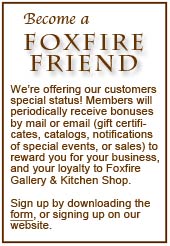 Become a Foxfire Friend