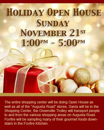 Holiday Open House - Nov 13th