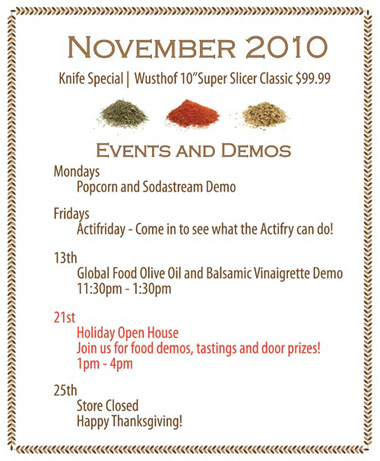 November Events
