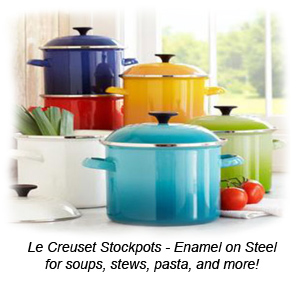 Le Creuset's Stockpots - Enameled Steel