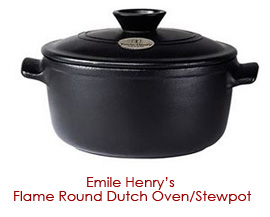 Emile Henry's Dutch Oven in Black