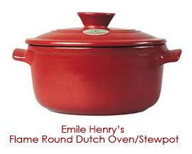 Emile Henry's Dutch Oven in Red