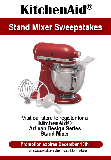 KitchenAid Stand Mixer Sweepstakes