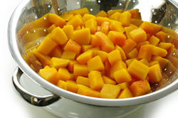 Squash in Colander