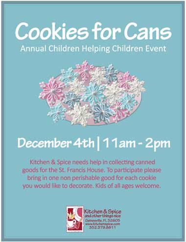 Cookies for Cans