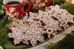 Gingerbread Snowflakes