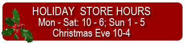 Holiday Hours