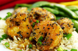 Sesame-Orange Shrimp