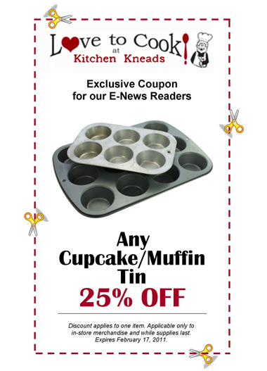 Cupcake/Muffin Tins 25% OFF
