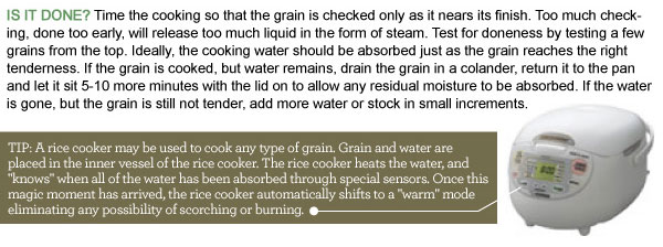 Cooking Grains Successfully - Part 2