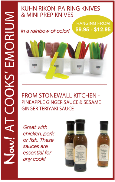 Now at Cooks' Emporium