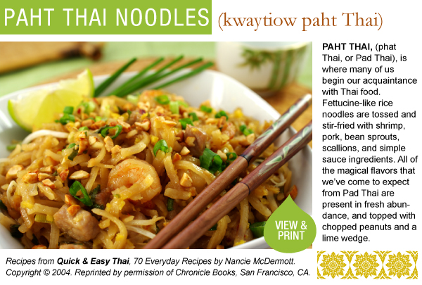 Paht Thai Noodles
