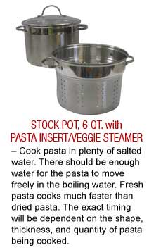 Pasta Insert
