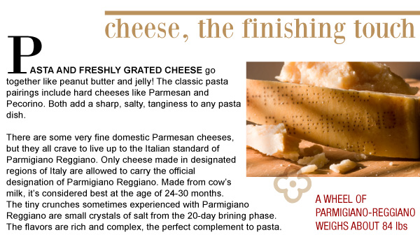 Cheese: The finishing Touch