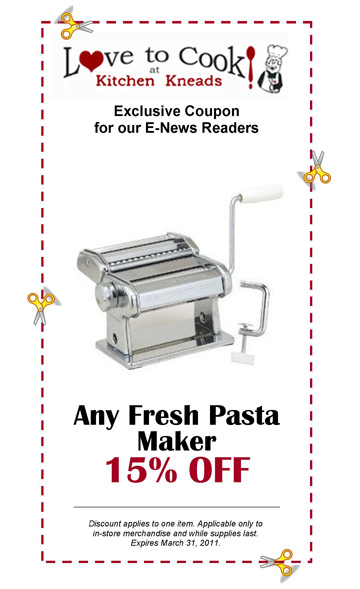 Coupon - Pastamaker