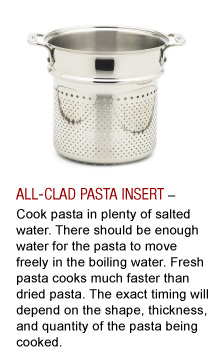 Pasta Insert