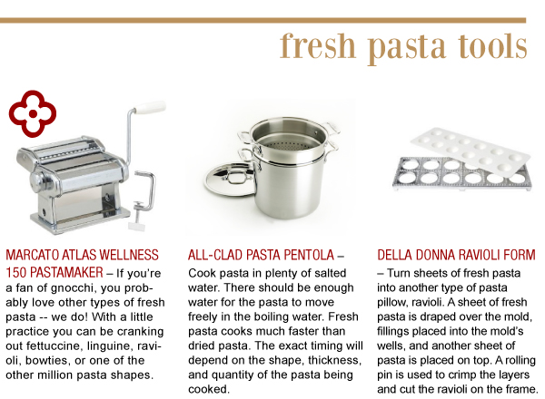 Fresh Pasta Tools