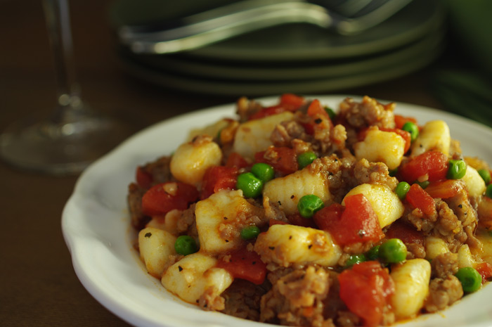 Potato Gnocchi Served