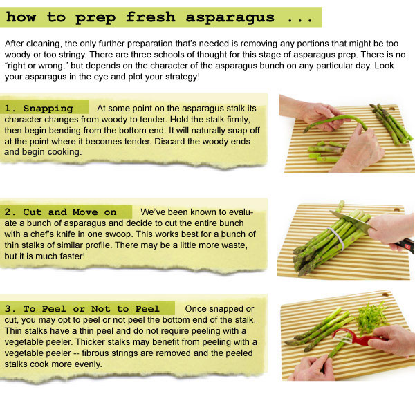 How to Prep Fresh Asparagus