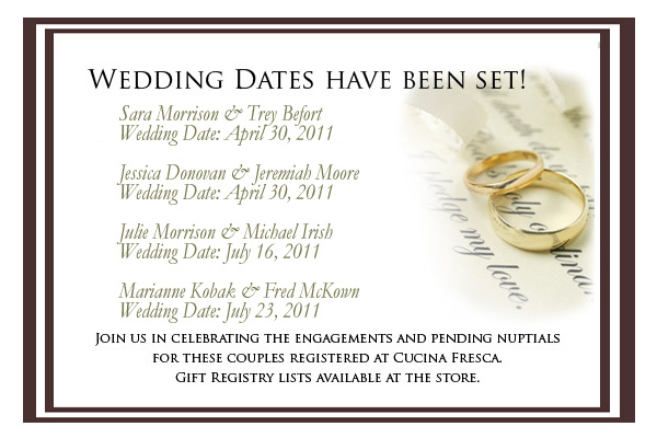 Weddings