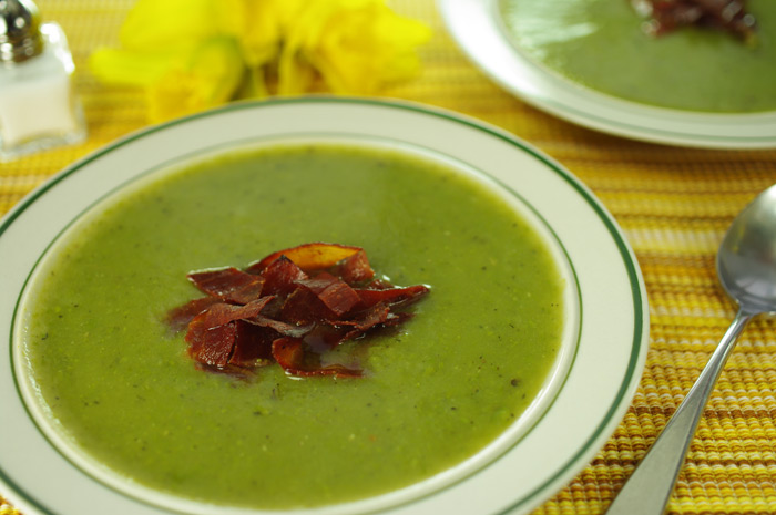 Asparagus Soup Served