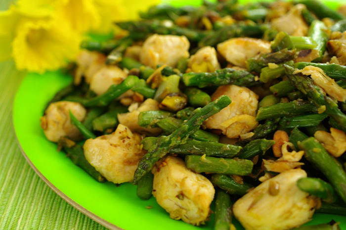 Asparagus Stir-fry Served