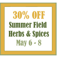 30% OFF Summer FIeld Herbs & Spices
