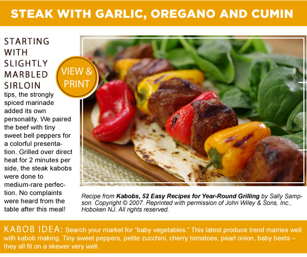RECIPE: Steak with Garlic, Oregano and Cumin