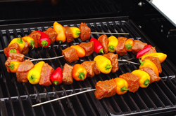 Beef Kabobs on Grill