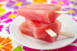 Cranberry and Orange Ice Pops