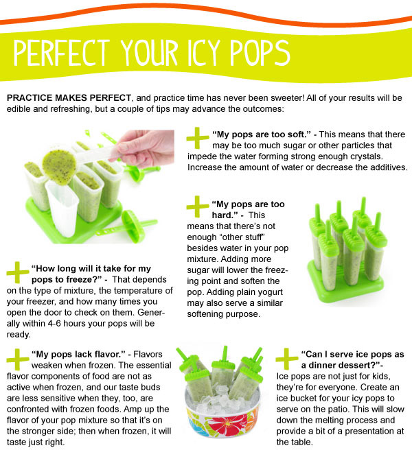 Perfect your Icy Pops