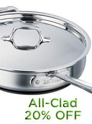 All-Clad - now 20% OFF