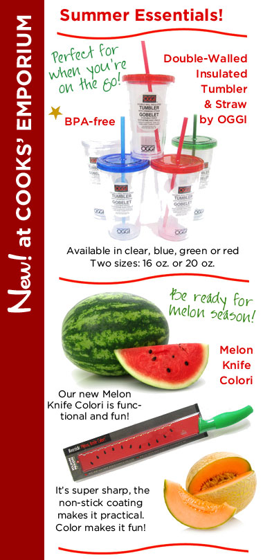 New at Cooks' Emporium