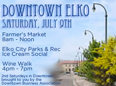 Downtown Elko Events - July 9th