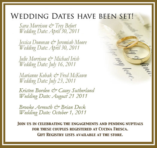 Weddings