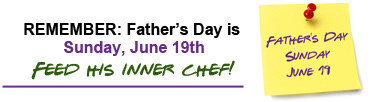 Remember: Father's Day is June 19
