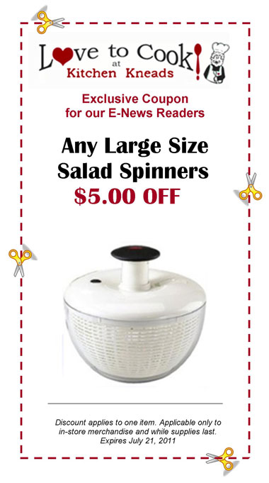 Salad Spinner Coupon