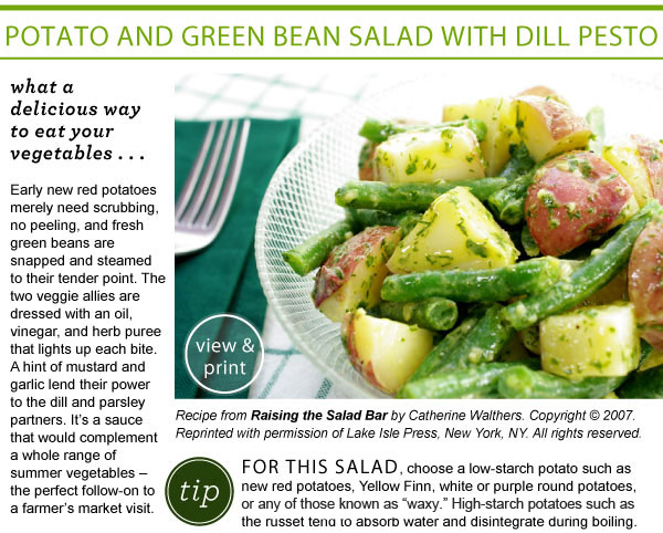 RECIPE: Potato and Green Bean Salad with Dill Pesto