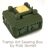 Tramp Art Sewing Box