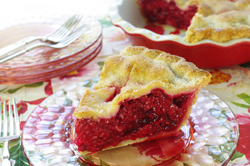 Red Currant and Raspberry Pie