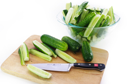 Cukes Cut into Spears