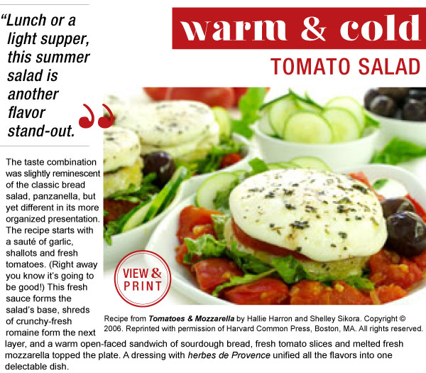 RECIPE: Warm and Cold Tomato Salad