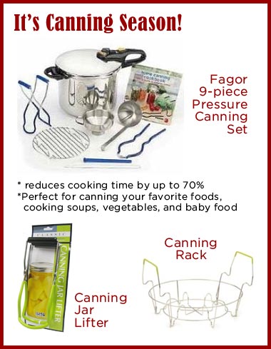 It's Canning Season