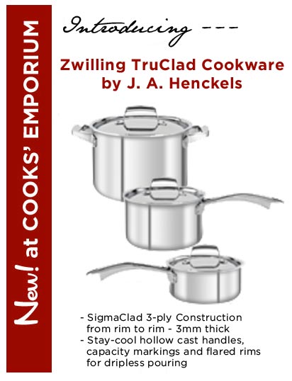 New at Cooks' Emporium
