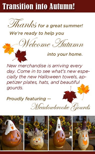 Transition into Autumn