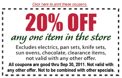 September Coupon - 20% OFF Single Item