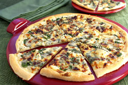 Thin Crust: Four Cheese Pizza Bianca