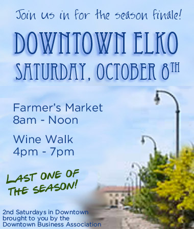 Downtown Elko - Saturday - Oct 8th