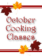 October Cooking Classes